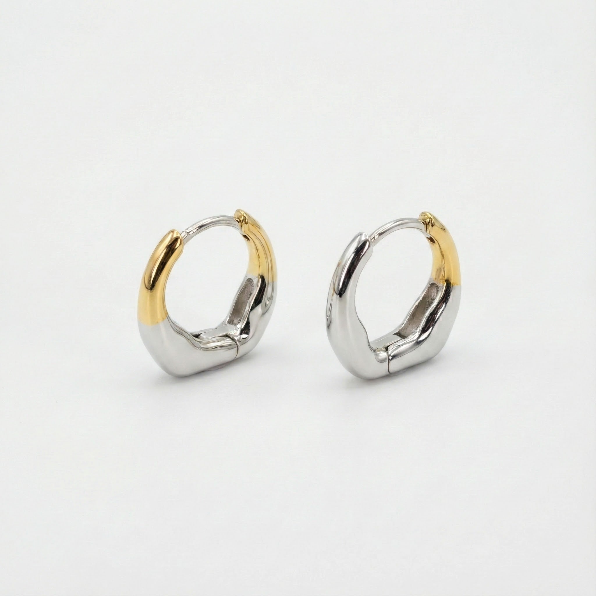 Sculpted Huggie Earrings